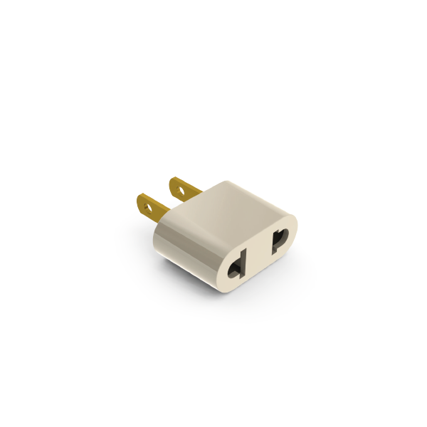 Larach y Cia : Enchufe Eagle 776-W 6A 250V Adaptador Blanco